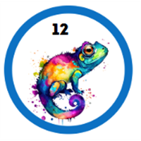 Adult Badge 12 Badge